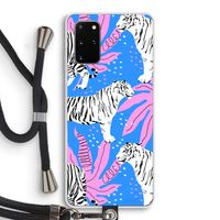 Tijger: Samsung Galaxy S20 Plus Transparant Hoesje met koord