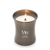 Woodwick Melanite Mist Medium Candle - Gunmetal