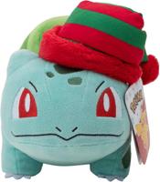 Pokemon Pluche - Bulbasaur with Christmas Hat