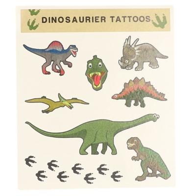 Dinosaurus thema tattoo stickers 8 stuks