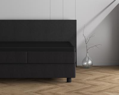 Dreamhouse Dubbel Jersey 220 gr. Topper Hoeslaken Zwart 190/200 x 220/230