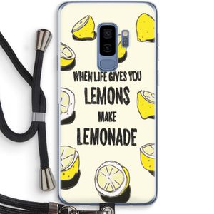 Lemonade: Samsung Galaxy S9 Plus Transparant Hoesje met koord