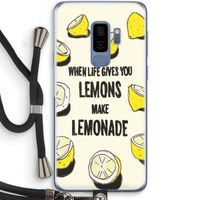 Lemonade: Samsung Galaxy S9 Plus Transparant Hoesje met koord