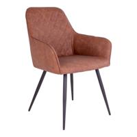 Harbo Eetkamerstoel - Vintagebruin - set van 2