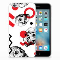 Silicone Back Case Apple iPhone 6 | 6s Skull Red