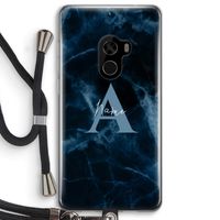 Midnight Marble: Xiaomi Mi Mix 2 Transparant Hoesje met koord