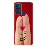 Motorola Moto G60s Silicone Back Cover Liefde - Origineel Romantisch Cadeau