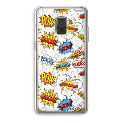 Pow Smack: Samsung Galaxy A8 (2018) Transparant Hoesje