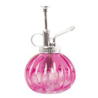 Esschert Design plantenspuit/vernevelaar - glas - fuchsia/zilver - 15.5 cm   -