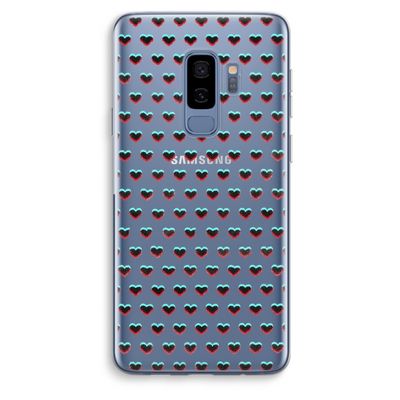 Hartjes: Samsung Galaxy S9 Plus Transparant Hoesje