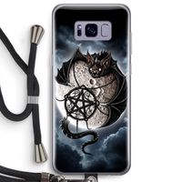 Volle maan: Samsung Galaxy S8 Plus Transparant Hoesje met koord