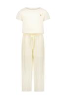 Le Chic Zomer jumpsuit meisjes Off wit - gerecycled voile - Daisy
