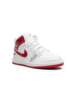 Jordan Kids baskets Air Jordan 1 Mid SS 'Rookie Season' - Blanc - thumbnail