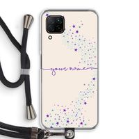Sterren: Huawei P40 Lite Transparant Hoesje met koord