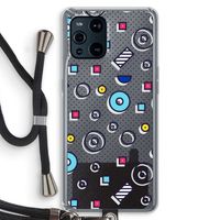 8-bit N°9: Oppo Find X3 Pro Transparant Hoesje met koord