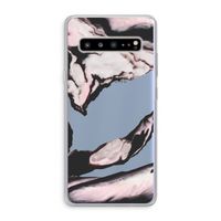 Roze stroom: Samsung Galaxy S10 5G Transparant Hoesje