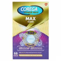 Corega Max Clean - 66 tabletten