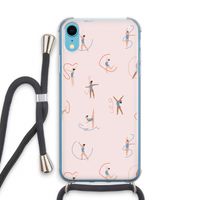 Dancing #3: iPhone XR Transparant Hoesje met koord