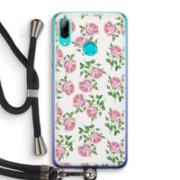 Kleine roosjes: Huawei P Smart (2019) Transparant Hoesje met koord