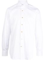 Kiton chemise à boutons en nacre - Blanc