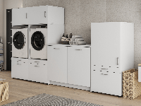Kast WASHING 2 machines met kast 1 deur 2 lades en onderkast LARGE