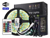 LED strip flex SET 5m 5050 12V IP65 RGBW WiFi compleet - LED1091