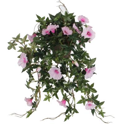 Kunstplant Petunia - lichtroze - 50 cm - kunst hangplanten