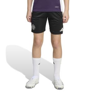 adidas Manchester United Trainingsbroekje 2025-2026 Kids Zwart Wit Paars