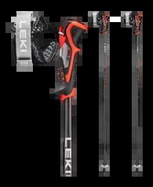 Leki Detect S Skistok black-dark-anthracite-bright-red 1300