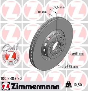 Remschijf Coat Z 100330320