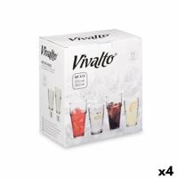 Glazenset Transparant Glas 260 ml 370 ml (4 Stuks) - thumbnail