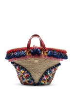 Dolce & Gabbana sac tressé Kendra à broderies - Tons neutres