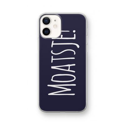 Moatsje!: iPhone 12 mini Transparant Hoesje
