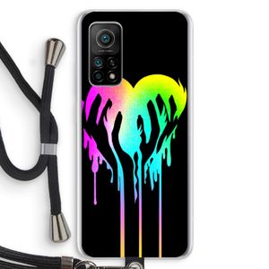 Hold My Heart: Xiaomi Mi 10T 5G Transparant Hoesje met koord