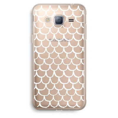 Dakpannetjes: Samsung Galaxy J3 (2016) Transparant Hoesje