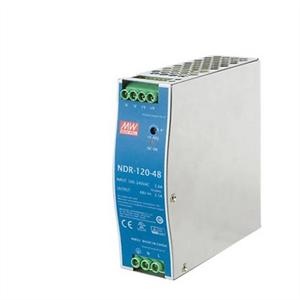 Mean Well NDR-120-48 DIN-rail netvoeding 48 V/DC 2.5 A 120 W Aantal uitgangen: 1 x Inhoud: 1 stuk(s)