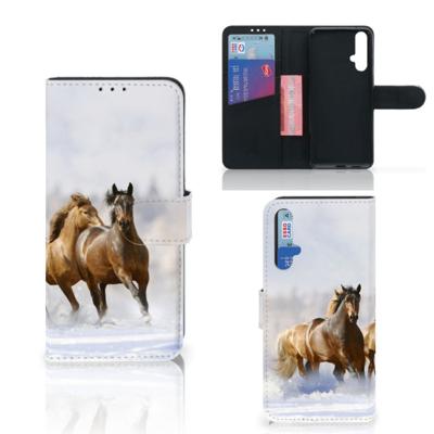 Honor 20 | Telefoonhoesje | Met pasjeshouder | Paarden