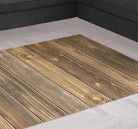 Bruine aderen Houtstructuur vinyl tapijt