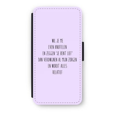 Relatief: iPhone 7 Flip Hoesje