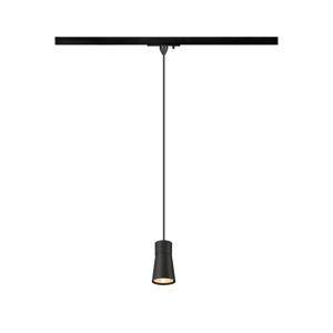 SLV PURI 1008258 LED-hanglamp 1-fasig GU10 6 W Zwart