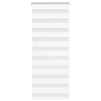 VidaXL Zebra rolgordijn 55x100 cm stofbreedte 50,9 cm polyester wit