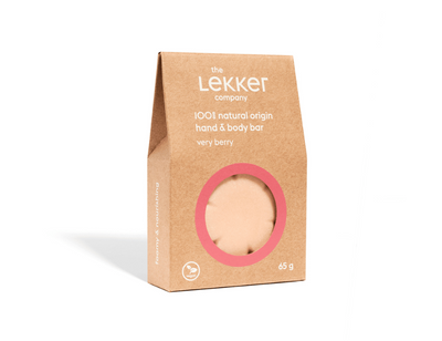 The LEKKER Company Natuurlijke hand & body bar - very berry