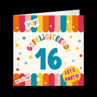 XL Greeting Cards 16 jaar