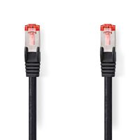 CAT6-kabel | RJ45 Male | RJ45 Male | S/FTP | 0.50 m | Rond | LSZH | Zwart