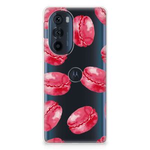 Motorola Edge 30 Pro Siliconen Case Pink Macarons