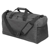 Sporttas/weekendtas met schoenenvak - grijs - 54 x 31 x 26 cm - 40 liter - Reistassen