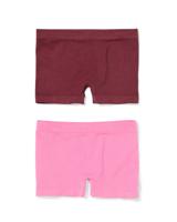 HEMA Kinderboxers naadloos rib - 2 stuks bruin (bruin)