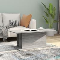 Salontafel 102x55,5x40 cm bewerkt hout grijs sonoma eikenkleur Salontafel 102x55,5x40 cm bewerkt hout grijs sonoma eikenkleur