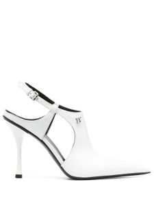 DSQUARED2 escarpins 115 mm à bride arrière - Blanc