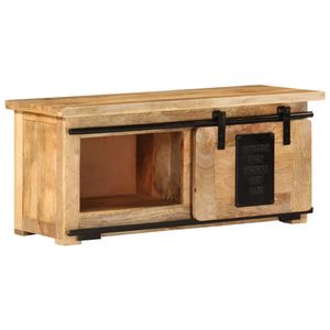 Tv-meubel 90x35x40 cm massief mangohout